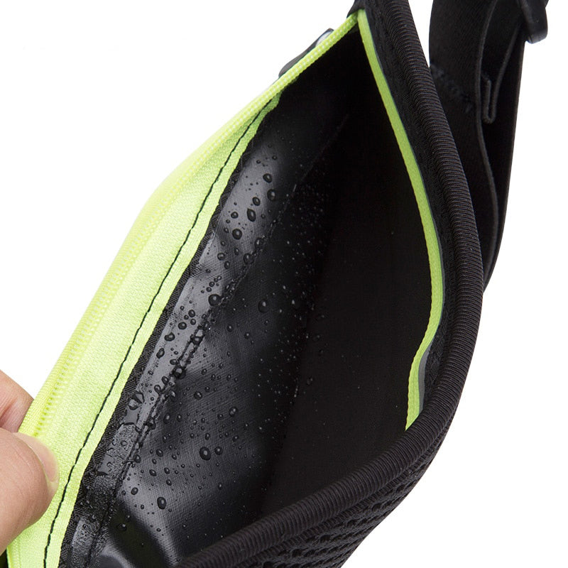Running Belt Bag with Breathable Mesh and Adjustable Band