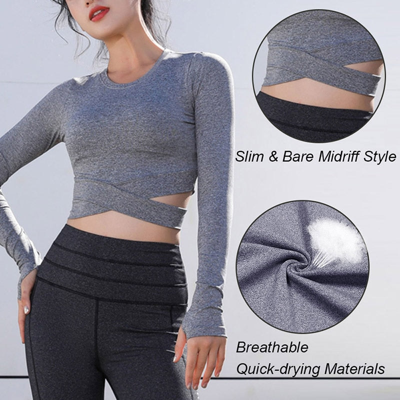Women's running & Yoga Crop Top