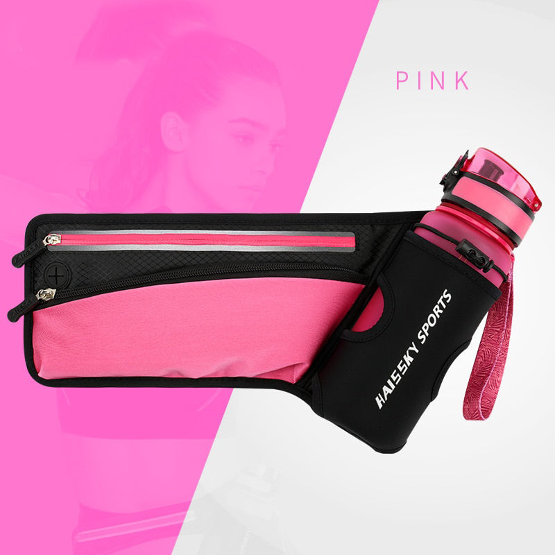 Running Belt Bag with Breathable Mesh and Adjustable Band