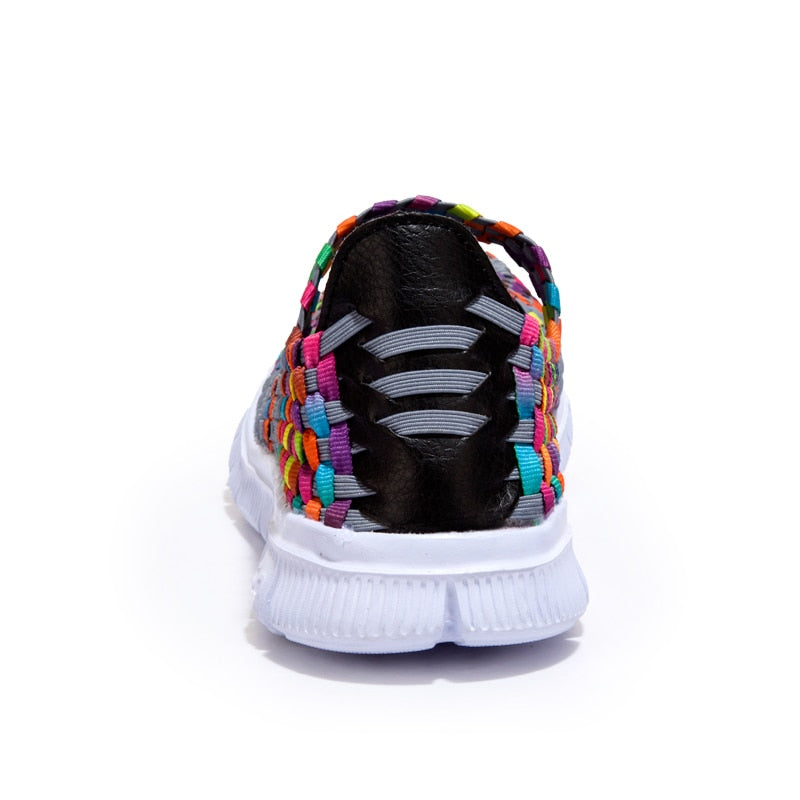 Summer Slip-on Woven Mary Jane Walking Shoes