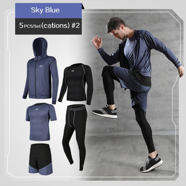 Men's 5 pcs All-Purpose Sportswear Set