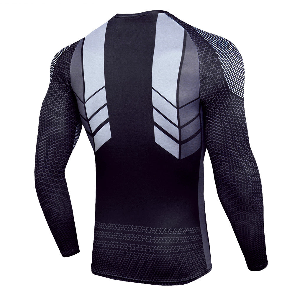 Men's Full Protection 2-Piece Compression Workout Bodysuit