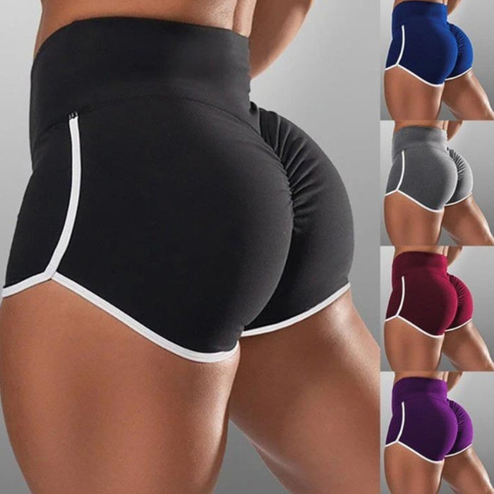 Women's High Waist Butt Lifting Sports Shorts