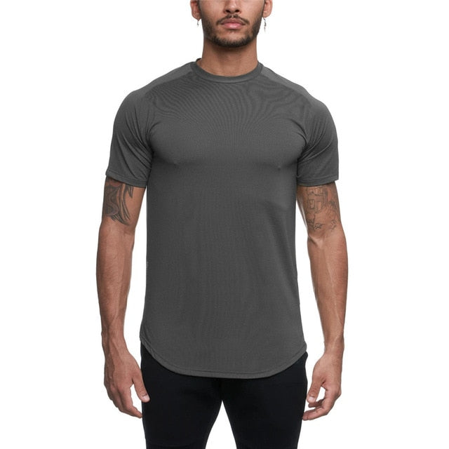 Slim Fit Compression Camouflage T-Shirt