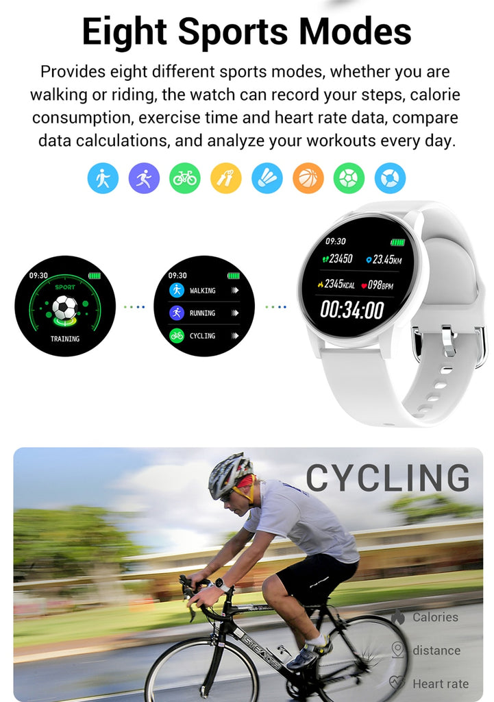 Smart Watch Real-time Weather Forecast Activity Tracker Heart Rate Monitor Sports  Smart Watch  for Men & Women